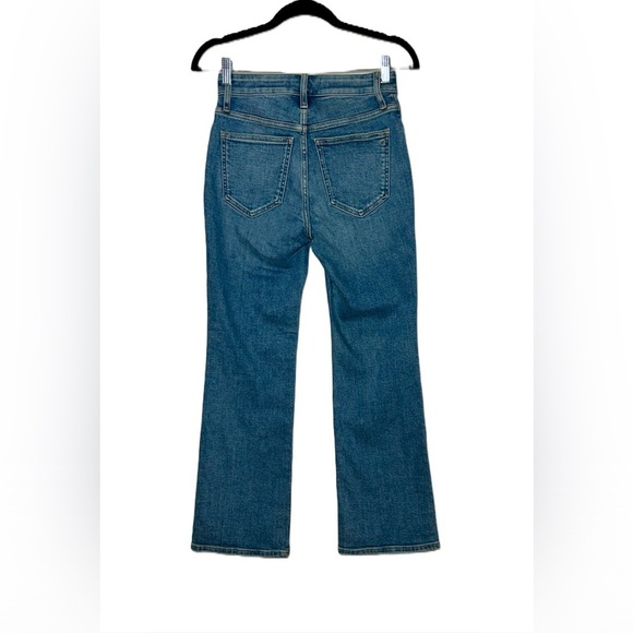 NWT Madewell Curvy Kick Out Crop Jeans in Medium Wash, Mid Rise, Size 25 - Picture 5 of 13